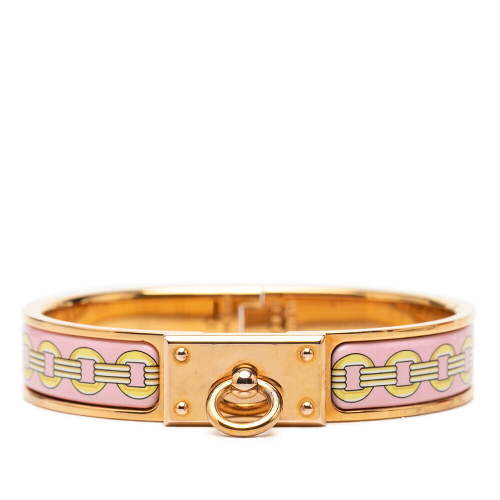 HERMES Pink Charm Bracelet